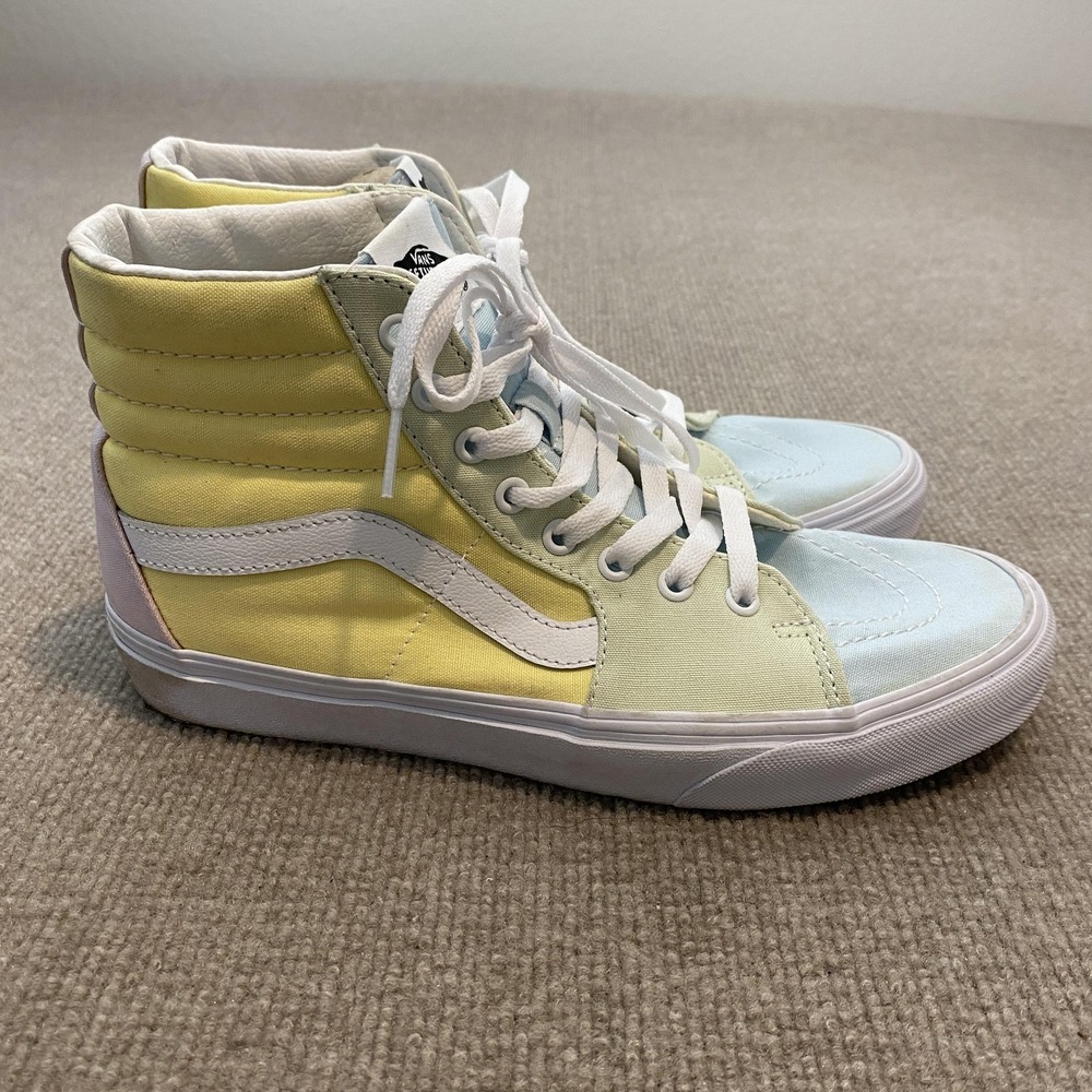 Vans Sk8-Hi Shoes Mens 9 Women 10.5 Multicolor Colorblock High Top Skate Sneaker